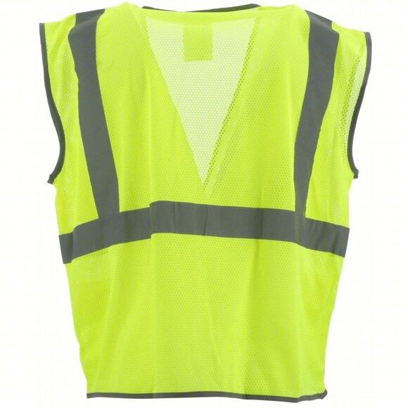 CONDOR High-Visibility Vest – Lime ANSI Class 2 S/M, Mesh, Hook-and-Loop, NWT - Picture 3 of 6